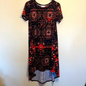 Aztec boho dress